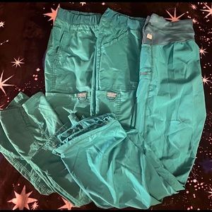 Women’s Medium Hunter Green Scrub Pants Lot